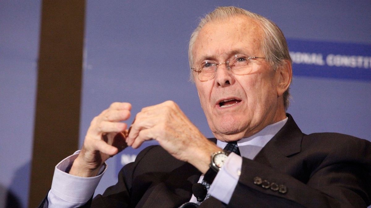 Rumsfeld zanechal memento k válkám